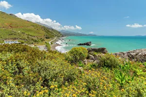 Rethymno Prints: Coast of southern Crete near beach of Preveli