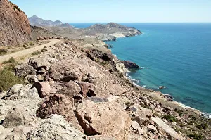 Jagged Prints: Coastal landscape, Cabo de Gata natural park