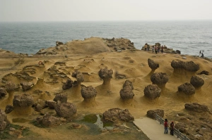 Coastal Feature Prints: Coastal rock formations