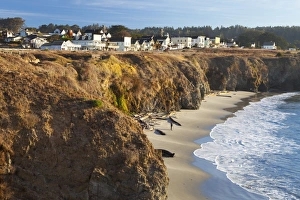 Mendocino Prints: Coastal town of Mendocino, California, United States of America, North America