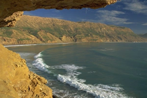 Coastline 100 kms north of Agadir, Morocco, North Africa, Africa