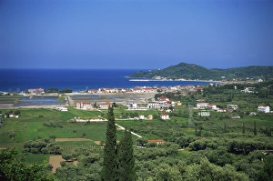 Ionian Islands Prints: Coastline at Alykes and Alykanas