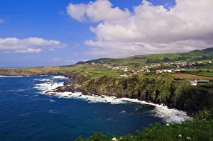 Azores Prints: Coastline between Biscoitos and Vila Nova, Terceira, Azores, Portugal, Atlantic, Europe
