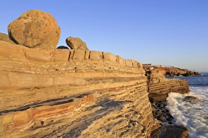 Coastline in Cabrillo National Monument, San Diego, California, United States of America, North America