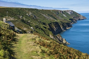 Coastline of the Island of Lundy, Bristol Channel, Devon, England, United Kingdom, Europe