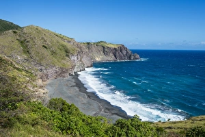 Coastline of Montserrat, British Overseas Territory, West Indies, Caribbean, Central