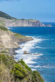 Coastline of Montserrat, British Overseas Territory, West Indies, Caribbean, Central