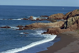 Coastline near Cherchell, Algeria, North Africa, Africa