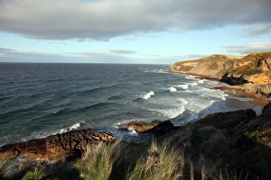 Morayshire Prints: Coastline near Findhorn, Morayshire, Scotland, United Kingdom, Europe