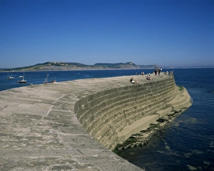 Lyme Regis Prints: Cobb Quay (The Cobb), Lyme Regis, Dorset, England, United Kingdom, Europe