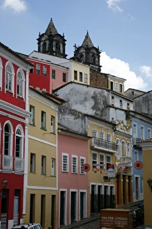 Salvador Prints: Cobbled streets and colonial architecture
