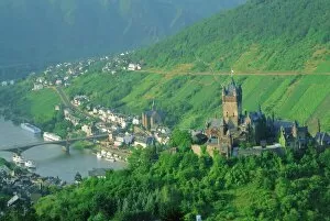 Hill Side Collection: Cochem, Mosel Valley
