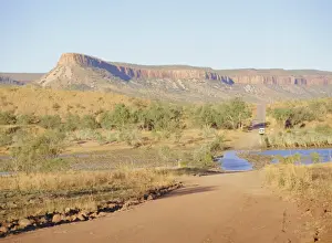 Kimberley Prints: Cockburn Range, beyond River Pentecost crossing by Gibb River Road, Kimberley