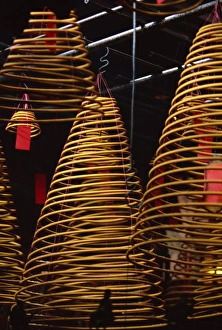 Coil Prints: Coils of incense in Hong Kong, China, Asia