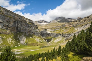 Aragon Prints: Cola de Caballo waterfall, Rio Arazas, Faja de Pelay trail, head of Ordesa Valley