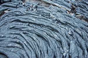 Volcanic Activity Prints: Cold lava after an eruption of Tolbachik volcano, Kamchatka, Russia, Eurasia