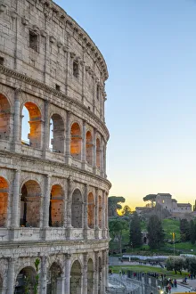 Amphitheatre Prints: Coliseum, UNESCO World Heritage Site, Rome, Lazio, Italy, Europe