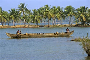 Back Water Prints: Collecting sand for building in the Backwaters