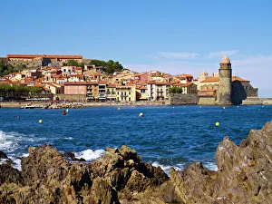 Collioure Prints: Collioure, Languedoc Roussillon, Cote Vermeille, France, Mediterranean, Europe