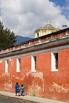 One Parent Prints: Colonial architecture, Antigua City, Guatemala, Central America