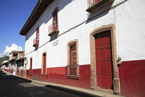 Patzcuaro Prints: Colonial architecture, Patzcuaro, Patzcuaro, Michoacan state, Mexico, North America