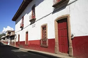 Colonial architecture, Patzcuaro, Patzcuaro, Michoacan state, Mexico, North America