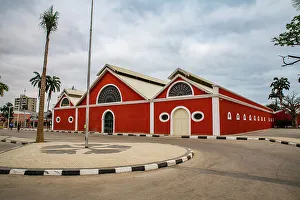 Angola Prints: Colonial building, Benguela, Angola, Africa