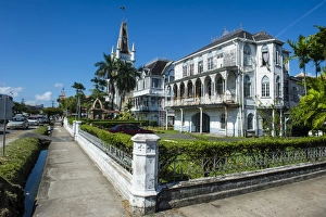Colonnade Prints: Colonial building in Georgetown, Guyana, South America