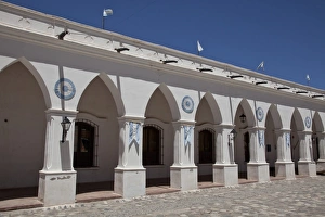 Salta Prints: Colonial building in the village of Cachi in the Andes region, Salta, Argentina
