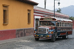 Images Dated 25th March 2009: Colonial buildings, Antigua, Guatemala, Central America