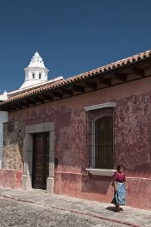 Colonial buildings, Antigua, UNESCO World Heritage Site, Guatemala, Central America