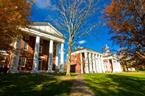 Images Dated 6th November 2008: Colonial buildings, part of the Military College in Lexington, Virginia