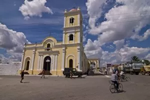 Colonial church in Camaguey, Cuba, West Indies, Caribbean, Central America