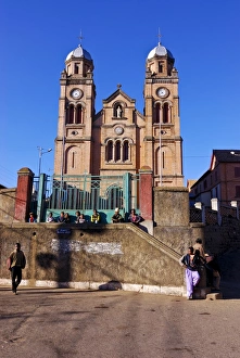Images Dated 24th August 2007: Colonial church in Fianarantsoa, Madagascar, Africa