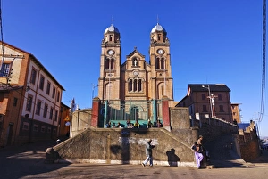 Images Dated 24th August 2007: Colonial church in Fianarantsoa, Madagascar, Africa