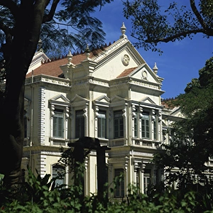 Bangalore Prints: Colonial house, Mahatma Gandhi Road, Bangalore, Karnataka state, India, Asia