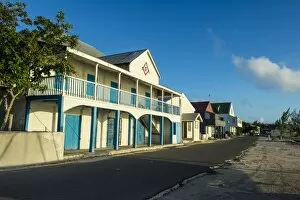 Grand Turk Collection: Colonial houses, Cockburn Town, Grand Turk, Turks and Caicos, Caribbean, Central America