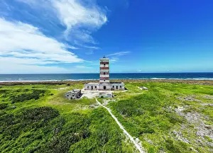 Taiwan Prints: Colonial lighthouse on Goa island near the Island of Mozambique, Mozambique, Africa