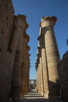 Colonnade Prints: Colonnade of Amenhotep III, Luxor Temple