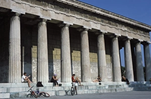 Vienna Prints: Colonnade on the exterior of the Temple of Theseus, Volksgarten Park, Innere Stadt