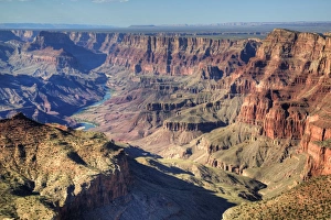 South Rim Prints: Colorado River below, South Rim, Grand Canyon National Park, UNESCO World Heritage Site