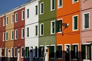 Images Dated 7th May 2009: Colorful buildings at Burano Island, Venice lagoon, Venice, UNESCO World Heritage Site