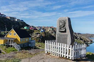 Sisimiut Prints: The colorful Danish town of Sisimiut, Western Greenland, Polar Regions