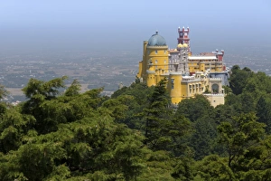 Sintra Prints: The colorful and decorated castle of Palacio da Pena, UNESCO World Heritage Site