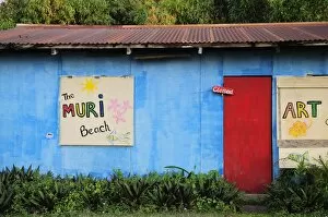 Images Dated 3rd August 2008: Colorful hut, Rarotonga, Cook Islands, South Pacific Ocean, Pacific