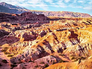 Eroded Prints: Colorful rock formations of Quebrada de las Conchas, Salta, Argentina