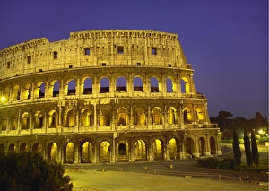 Colosseum at Night, Rome, Italy