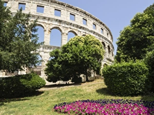 Amphitheatre Prints: The Colosseum, Pula, Istria, Croatia, Europe