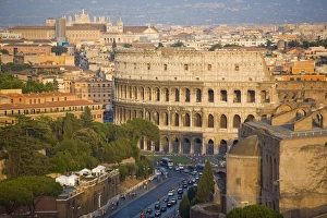 Colosseum, view from Altare della Patria