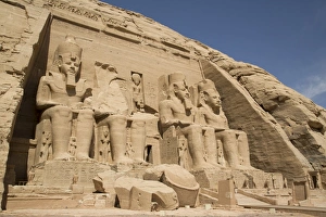 Abu Simbel Prints: Colossi of Ramses II, Sun Temple